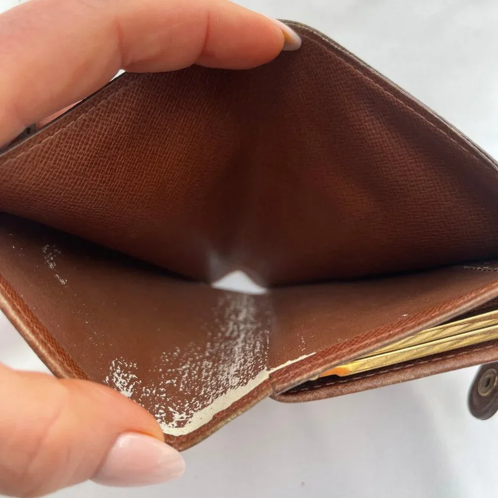 Auc Louis Vuitton French Style Port Monogram Wallet